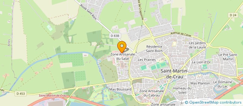 localisation de l'entreprise SCI DES FOURCHES à SAINT-MARTIN-DE-CRAU