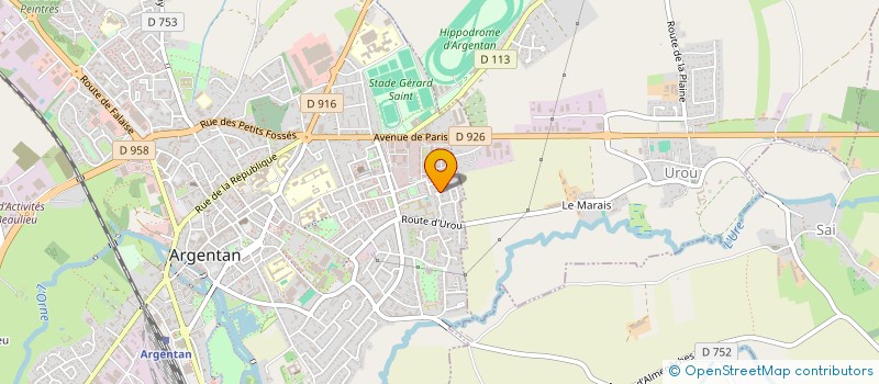 localisation de l'entreprise SCI DES FOURCHES à ARGENTAN