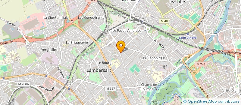 localisation de l'entreprise SCI DES FOURMIS à LAMBERSART