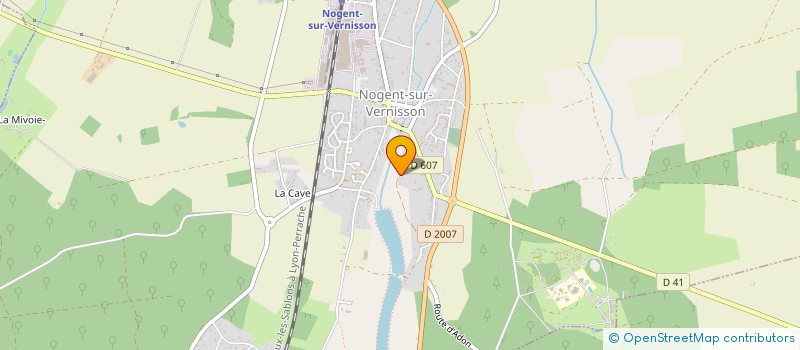 localisation de l'entreprise SCI DES FOURNEAUX  NOGENT-SUR-VERNISSON