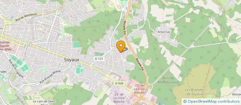 localisation de l'entreprise SCI DES FOURS A CHAUX  SAINT-DONAT