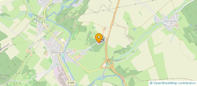localisation de l'entreprise SCI DES FOURS A CHAUX  MATTAINCOURT