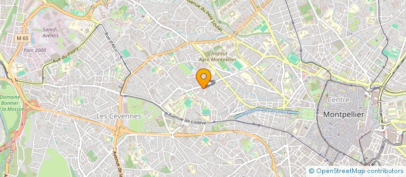 localisation de l'entreprise SCI DES FRAISIERS à MONTPELLIER