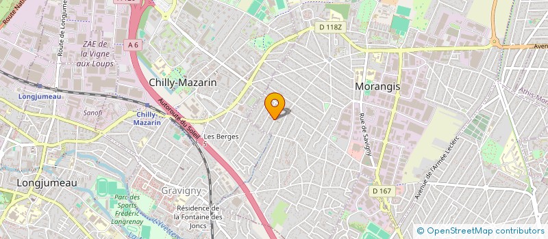 localisation de l'entreprise SCI DES FRAMBOISIERS à MORANGIS