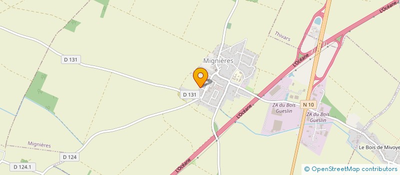 localisation de l'entreprise SCI DES FRAMBOISIERS à MIGNIERES