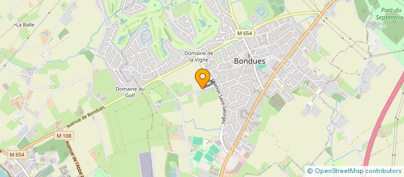localisation de l'entreprise SCI DES FRANCS à BONDUES