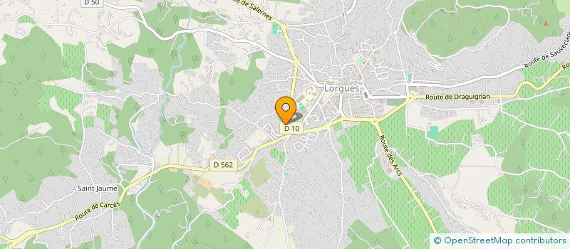 localisation de l'entreprise SCI DES FRANGINS  LORGUES