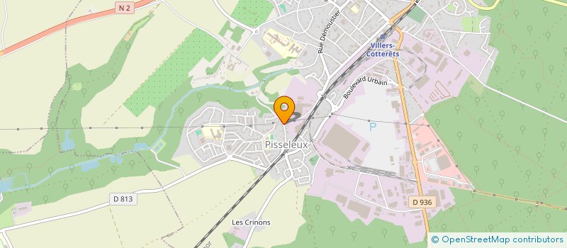 localisation de l'entreprise SCI DES FRECHOTS à VILLERS-COTTERETS