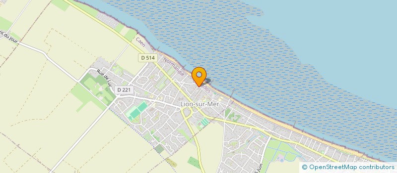 localisation de l'entreprise SCI DES FREGATES  LION-SUR-MER