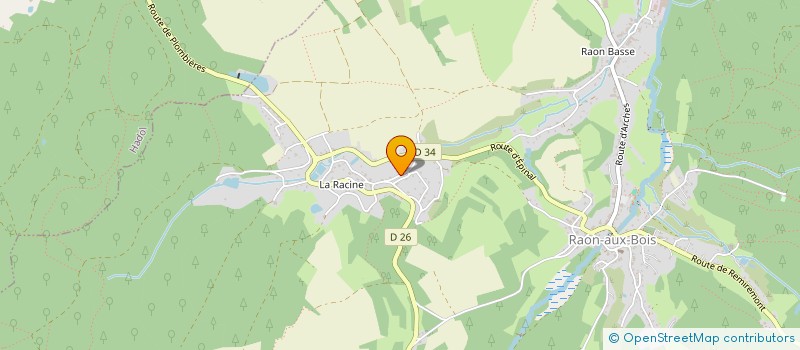 localisation de l'entreprise SCI DES FREMIS  RAON-AUX-BOIS