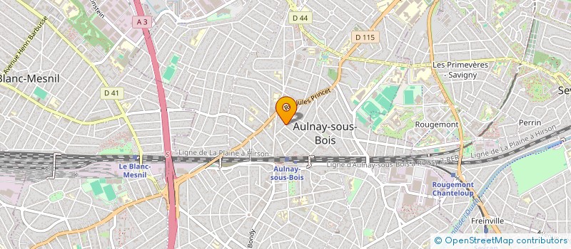 localisation de l'entreprise SCI DES FRENES à AULNAY-SOUS-BOIS
