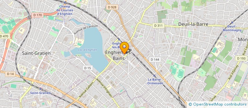 localisation de l'entreprise SCI DES FRERES BOB à ENGHIEN-LES-BAINS
