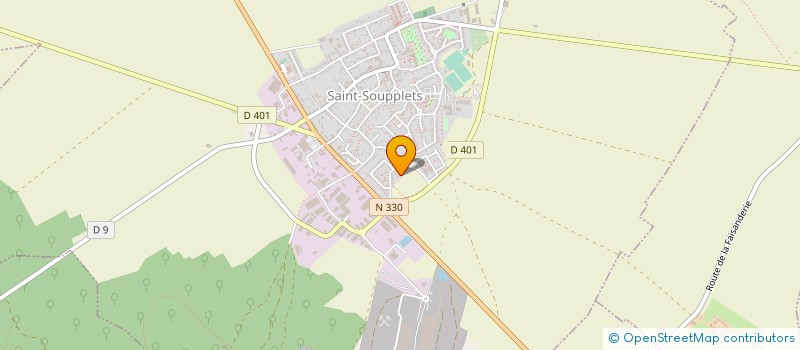 localisation de l'entreprise SCI DES FRERES BONHEUR  SAINT-SOUPPLETS