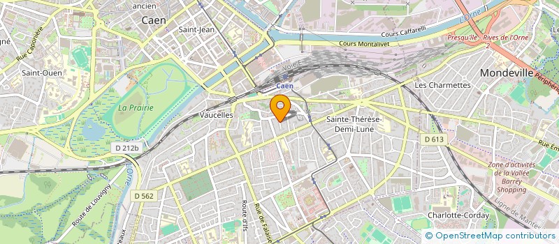 localisation de l'entreprise SCI DES FRERES DE LA COTE à CAEN