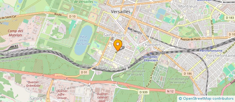 localisation de l'entreprise SCI DES FRERES JANNEAU à VERSAILLES