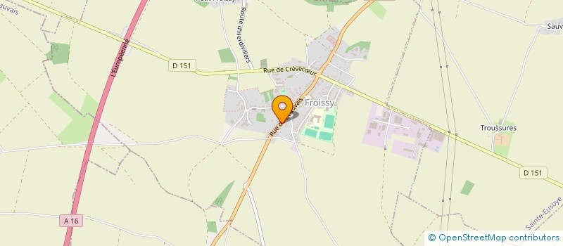 localisation de l'entreprise SCI DES FRERES LUMIERE  FROISSY