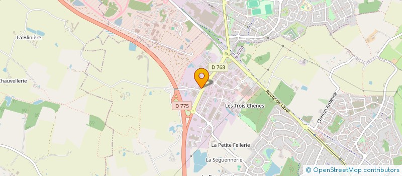 localisation de l'entreprise SCI DES FRERES LUMIERE à AVRILLE