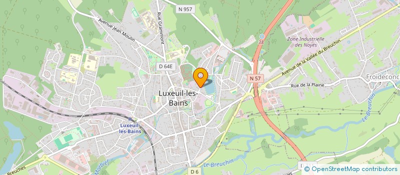 localisation de l'entreprise SCI DES FRERES LUMIERES à LUXEUIL-LES-BAINS
