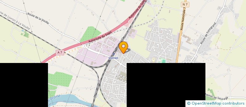 localisation de l'entreprise SCI DES FRERES LUMIERES  LIVRON-SUR-DROME