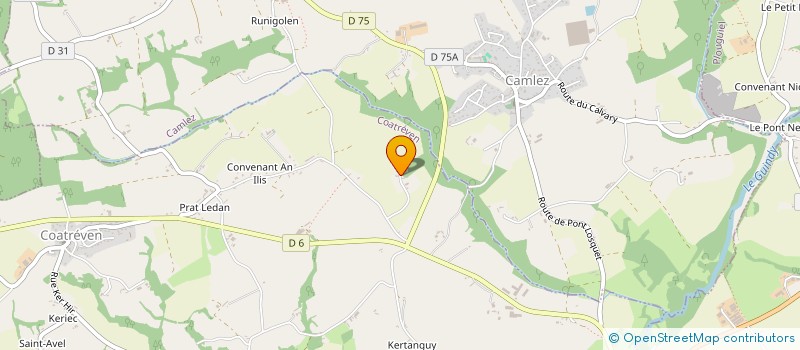 localisation de l'entreprise SCI DES FRERES LUMIERES  COATREVEN