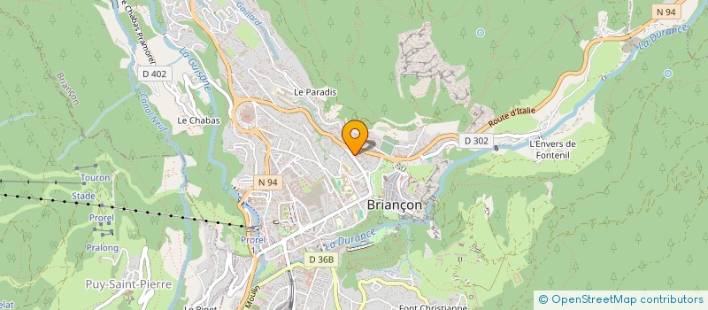 localisation de l'entreprise SCI DES FRERES POLLION à BRIANCON