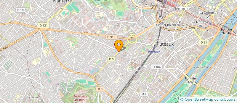 localisation de l'entreprise SCI DES FRERES TAOUAI  NANTERRE