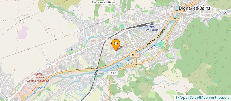 localisation de l'entreprise SCI DES FREROTS à DIGNE-LES-BAINS