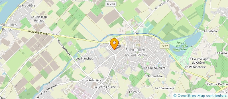 localisation de l'entreprise SCI DES FRESCHES  SAINT-JULIEN-DE-CONCELLES