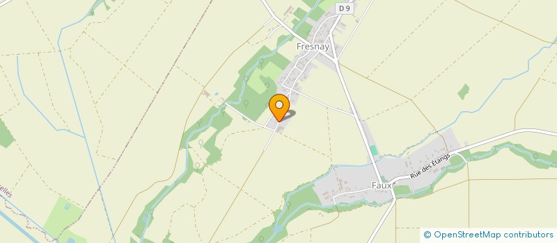 localisation de l'entreprise SCI DES FRESNES  FAUX-FRESNAY