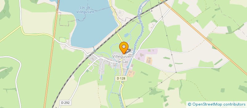 localisation de l'entreprise SCI DES FRETIEUX à VILLEGUSIEN-LE-LAC