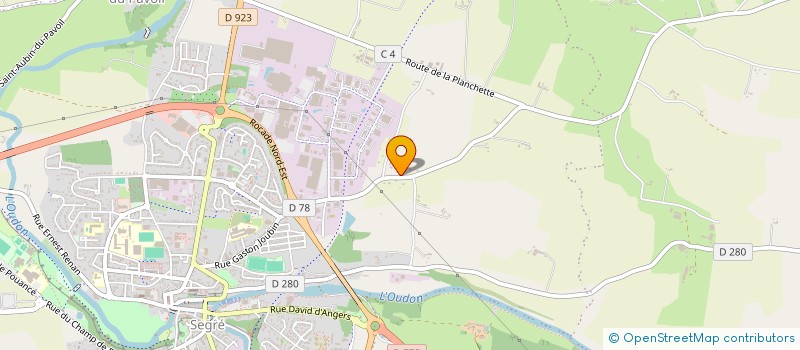 localisation de l'entreprise SCI DES FRICHES à SEGRE-EN-ANJOU BLEU