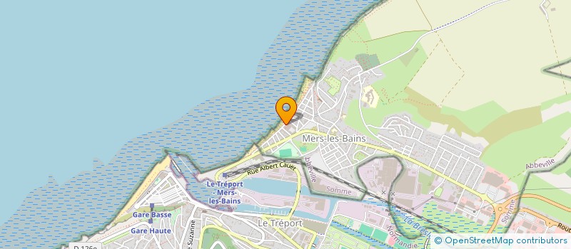 localisation de l'entreprise SCI DES FRONTS DE MER à MERS-LES-BAINS