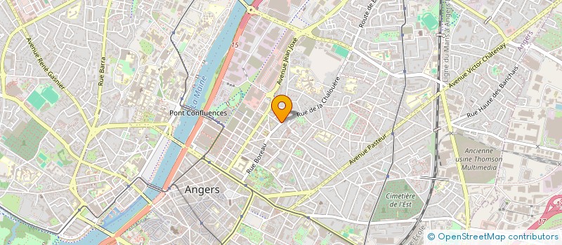 localisation de l'entreprise SCI DES FRUITS ET DES FLEURS à ANGERS