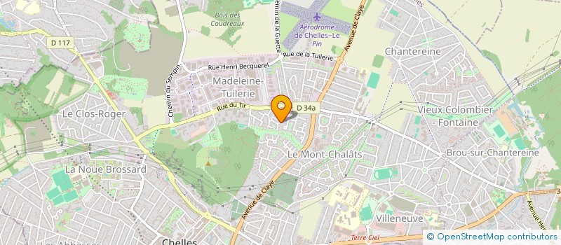 localisation de l'entreprise SCI DES FUSAINS  CHELLES