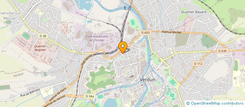 localisation de l'entreprise SCI DES FUSILLES à VERDUN