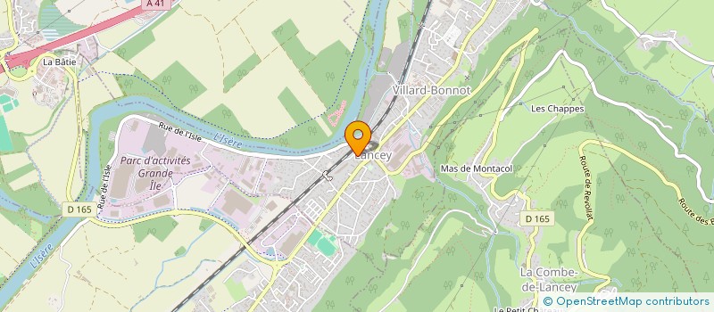 localisation de l'entreprise SCI DES G  VILLARD-BONNOT