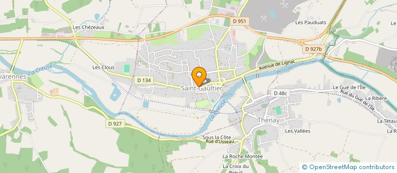 localisation de l'entreprise SCI DES GACHONS à SAINT-GAULTIER