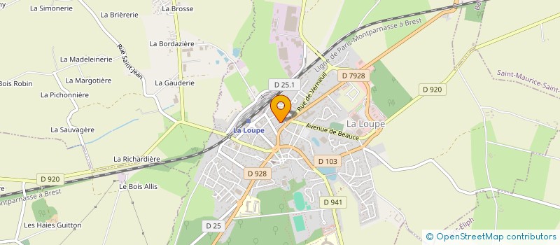 localisation de l'entreprise SCI DES GALANTS à LA LOUPE