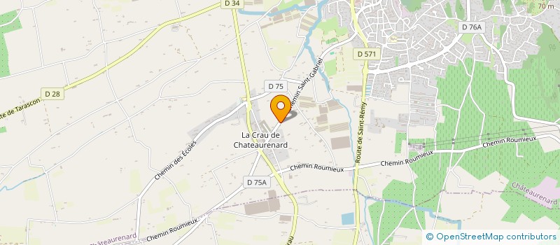 localisation de l'entreprise SCI DES GALETS à CHATEAURENARD