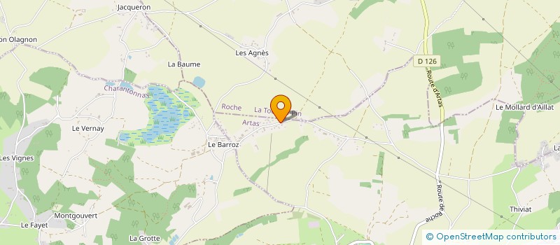 localisation de l'entreprise SCI DES GAMBERGERES  ARTAS