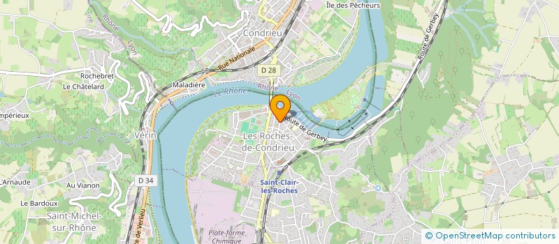 localisation de l'entreprise SCI DES GARAGES  ESTRABLIN