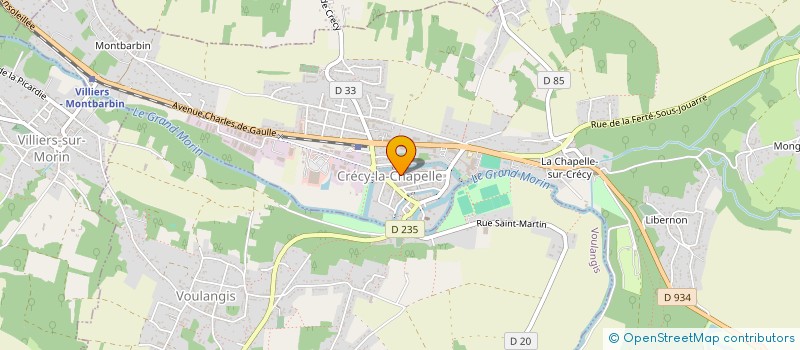 localisation de l'entreprise SCI DES GARAGES DE LA CHAPELLE  CRECY-LA-CHAPELLE