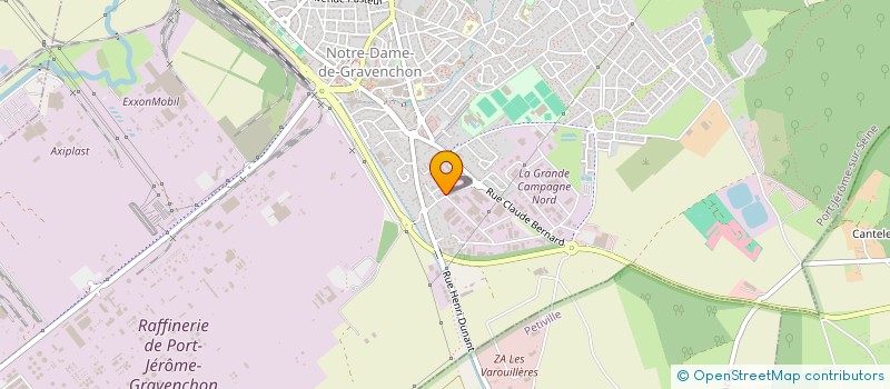 localisation de l'entreprise SCI DES GARAGES DE LA SEINE  PORT-JEROME-SUR-SEINE