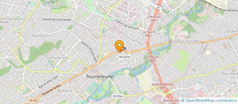localisation de l'entreprise SCI DES GARAGES DU BOULEVARD  TOURNEFEUILLE