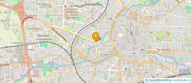 localisation de l'entreprise SCI DES GARAGES MODERNES  RENNES