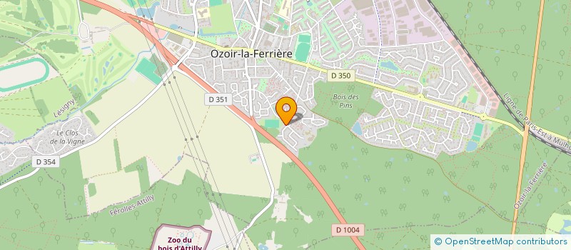 localisation de l'entreprise SCI DES GARDENIAS à OZOIR-LA-FERRIERE