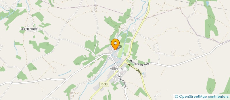 localisation de l'entreprise SCI DES GARDES à VILLENTROIS-FAVEROLLES-EN-BERRY