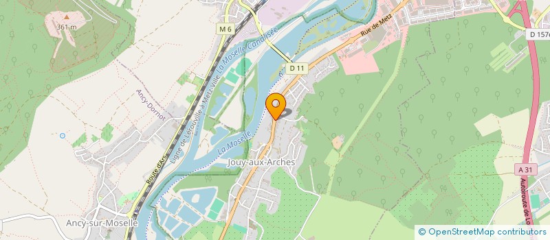 localisation de l'entreprise SCI DES GARENNES  SAINTE-RUFFINE