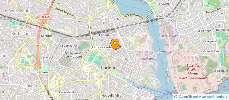 localisation de l'entreprise SCI DES GARENNES  LORIENT