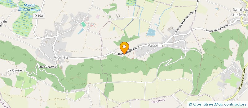 localisation de l'entreprise SCI DES GARNIERS  VASSELIN